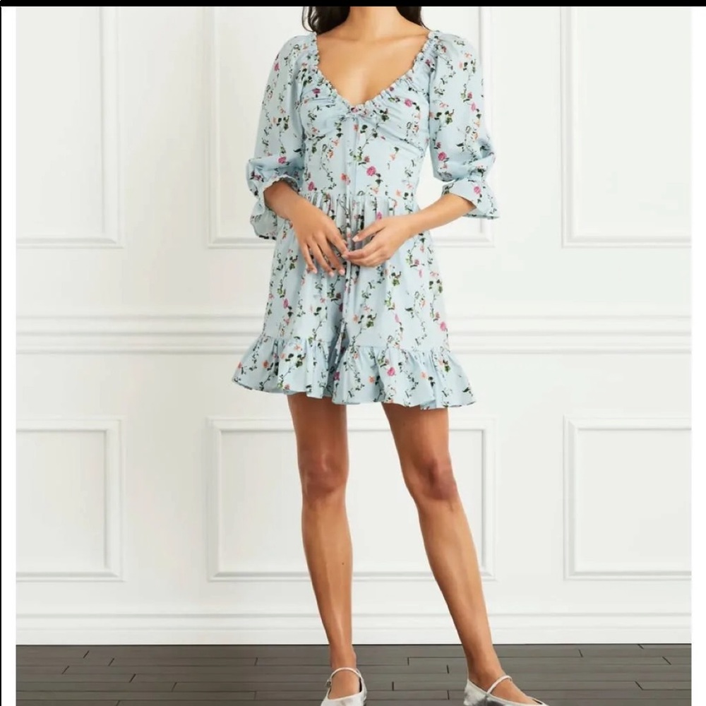 Hill House Samantha dress in pond floral